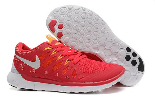 Nike Free 5.0+ Womens Shoes Red White Uk